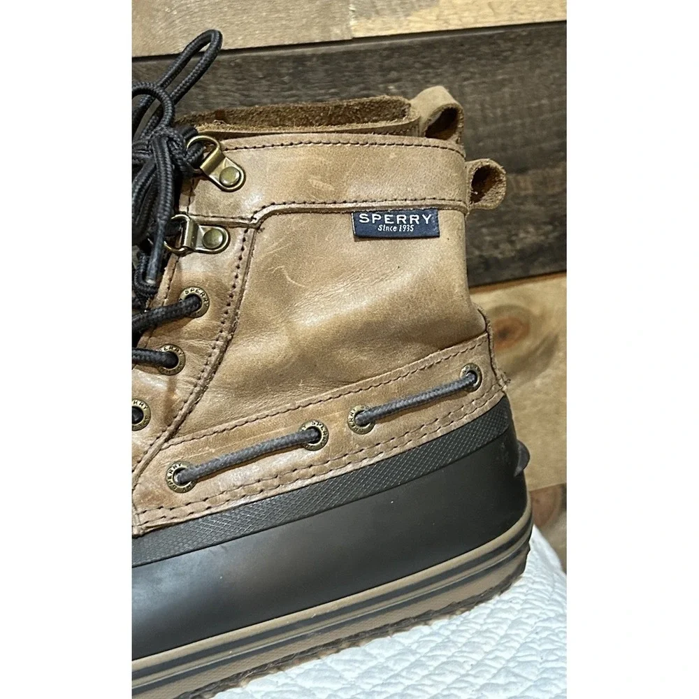 UGG Zetik Waterproof Duck Boots Chestnut Leather Men 10 STS21638